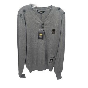 CROSS HATCH Men L Sweater Long Sleeved Pullover Business Casual,‎ Office, Career